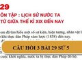 Câu 3 trang 64 Lịch Sử 5
