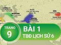 Bài 1 trang 9 Tập bản đồ Lịch sử 6