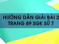 Bài 2 trang 89 SGK Sử 7