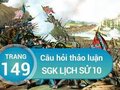 Câu hỏi thảo luận trang 149 SGK Lịch sử 10
