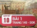 Bài 1 trang 145 SGK Lịch sử 10
