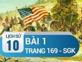 Bài 1 trang 169 SGK Lịch sử 10