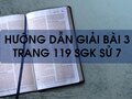 Bài 3 trang 119 SGK Sử 7