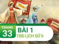Bài 1 trang 33 Tập bản đồ Lịch sử 6