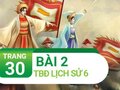 Bài 2 trang 30 Tập bản đồ Lịch sử 6
