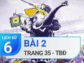 Bài 2 trang 35 Tập bản đồ Lịch sử 6