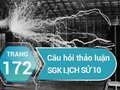 Câu hỏi thảo luận trang 172 SGK Lịch sử 10