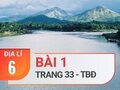 Bài 1 trang 33 Tập bản đồ Địa lí 6