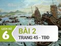 Bài 2 trang 45 Tập bản đồ Lịch sử 6