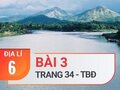 Bài 3 trang 34 Tập bản đồ Địa lí 6