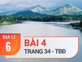 Bài 4 trang 34 Tập bản đồ Địa lí 6