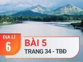 Bài 5 trang 34 Tập bản đồ Địa lí 6