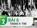 Bài 6 trang 4 Tập bản đồ Lịch sử 12