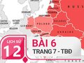 Bài 6 trang 7 Tập bản đồ Lịch sử 12