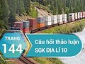 Câu hỏi thảo luận trang 144 SGK Địa lí 10