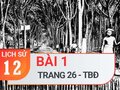 Bài 1 trang 26 TBĐ Lịch sử 12