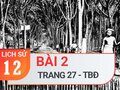 Bài 2 trang 27 TBĐ Lịch sử 12
