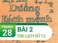 Bài 2 trang 28 TBĐ Lịch sử 12