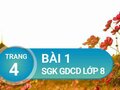 Bài 1 trang 4 SGK GDCD 8