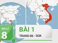 Bài 1 trang 86 SGK Địa lí 8