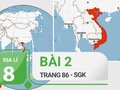 Bài 2 trang 86 SGK Địa lí 8
