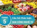 Câu hỏi thảo luận trang 5 SGK Công nghệ 10