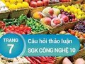 Câu hỏi thảo luận trang 7 SGK Công nghệ 10