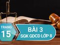Bài 3 trang 15 SGK GDCD 8
