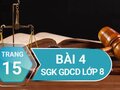 Bài 4 trang 15 SGK GDCD 8