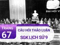 Câu hỏi thảo luận trang 67 SGK Lịch sử 9