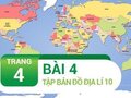 Bài 4 trang 4 Tập bản đồ Địa lí 10