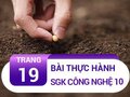 Bài thực hành trang 19 SGK Công nghệ 10