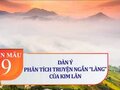 Dàn ý phân tích truyện ngắn Làng của Kim Lân