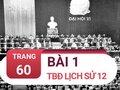 Bài 1 trang 60 TBĐ Lịch sử 12