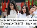 Đề thi thử môn Toán THPT năm 2019 trường Lý Thái Tổ - Bắc Ninh