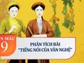 Phân tích bài Tiếng nói của văn nghệ