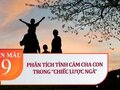 Phân tích tình cảm cha con trong truyện Chiếc lược ngà