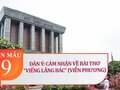 Dàn ý cảm nhận về bài thơ Viếng lăng Bác - Viễn Phương