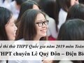 Đề thi thử môn Toán THPT năm 2019 trường chuyên Lê Quý Đôn - Điện Biên