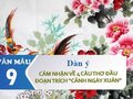 Dàn ý cảm nhận 4 câu thơ đầu đoạn trích Cảnh ngày xuân