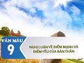 Nghị luận về điểm mạnh và điểm yếu của bản thân
