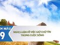 Nghị luận về việc giữ chữ tín trong cuộc sống