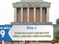 Dàn ý phân tích khổ cuối bài thơ Viếng lăng Bác (Viễn Phương)