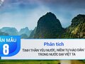 Phân tích tinh thần yêu nước, niềm tự hào dân tộc trong Nước Đại Việt ta