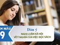 Dàn ý nghị luận về ý nghĩa của việc đọc sách