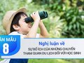 Nghị luận về sự bổ ích của những chuyến tham quan du lịch đối với học sinh