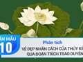 Phân tích vẻ đẹp nhân cách của Thúy Kiều qua đoạn trích Trao duyên