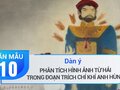 Dàn ý phân tích nhân vật Từ Hải trong đoạn trích Chí khí anh hùng