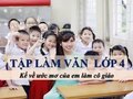 Kể về ước mơ của em làm cô giáo