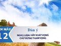 Dàn ý nghị luận Hãy khát vọng chứ đừng tham vọng